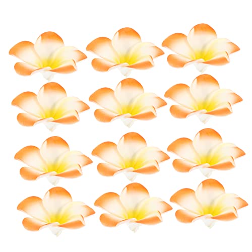 FRCOLOR Blumen-haarspangen Für Damen – 12 Stück Plumeria-haarspangen Mit Schleife Elegantes Blumen-haar-accessoire von FRCOLOR