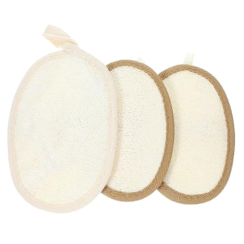 FRCOLOR 12 Stk Luffa-Badetuch Luffa-Peeling-Schrubber Gesichts-Loofa-Bürste exfoliating sponge badezusã¤tze Luffaschwamm zum Duschen Luffa-Schrubber für Bad und Dusche Polyester Baumwolle von FRCOLOR
