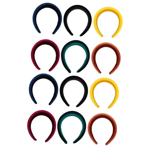 FRCOLOR 2 Sets Verdickte Gepolsterte Haarbänder Damen-stirnbänder Haarreifen Modische Kopfbedeckungen Für Den Täglichen Gebrauch 6 Stück * 2 von FRCOLOR