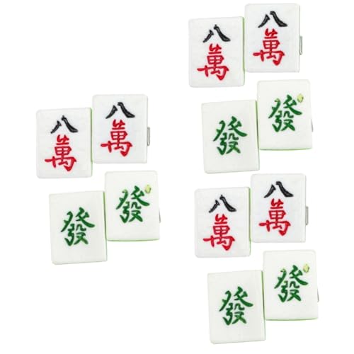 FRCOLOR Komik Oyuncaklar Tokalar 12 Stück Mahjong Haarnadel Mahjong Haarspange Mahjong Kopfschmuck Mahjong Seitennadel Haarspange Haarnadel Haarspangen Mädchen Haar Accessoires Für Kinder Im Alter Von von FRCOLOR