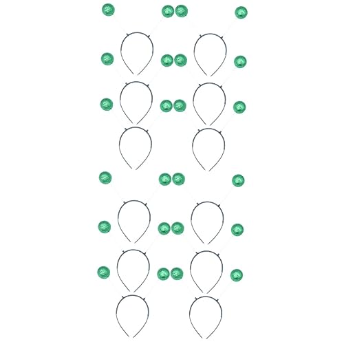 FRCOLOR 12 Stk Gepudertes Schaumkugel-stirnband Marsantennenkopf Boppe Kopf Boppers Stirnband Aus Gepudertem Alien-schaumstoff Dekoratives Schaumkugel-haarband Kind Plastik Kleidung Popper von FRCOLOR