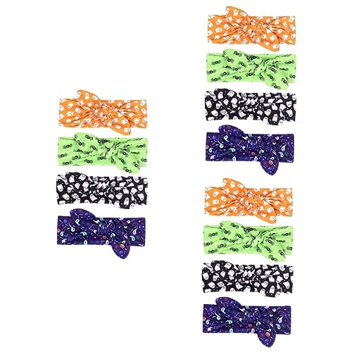 FRCOLOR 12 Stk Halloween-Haarband Baby-Outfits Haarbänder baby haargummis Stirnband Party-Kopfschmuck Party-Stirnbänder Europäisch und amerikanisch Schal Lieferungen Haarschmuck Kind Stoff von FRCOLOR