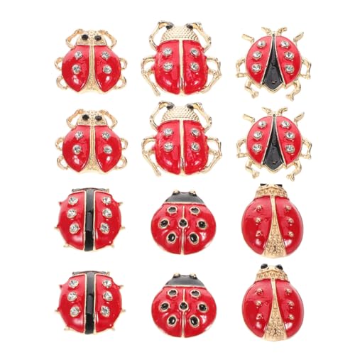 FRCOLOR 12 Stück Teiliges Marienkäfer Broschen aus Langlebiger Legierung Leichte Kompakte Insekten Anstecknadeln mit Sicherem Verschluss Stilvolles Schmuckzubehör für Schals Hemden Taschen FRCOLOR 12 Stück Teiliges Marienkäfer Broschen aus Langlebiger Legierung Leichte Kompakte Insekten Anstecknadeln mit Sicherem Verschluss Stilvolles Schmuckzubehör für Schals Hemden Taschen von FRCOLOR