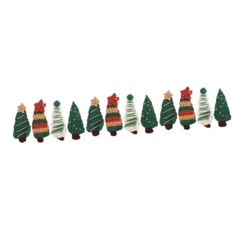 FRCOLOR 12 Stück Weihnachtliche Strick Haarspangen Weihnachtsbaum Design Clips für Mädchen Kleinkinder Festliche Haarnadeln Seitenpony Styling FRCOLOR 12 Stück Weihnachtliche Strick Haarspangen Weihnachtsbaum Design Clips für Mädchen Kleinkinder Festliche Haarnadeln Seitenpony Styling von FRCOLOR