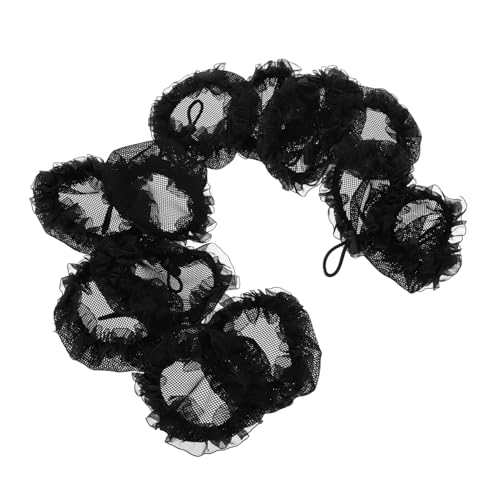 FRCOLOR 12stücke Wiederverwendbare Elastische Haarnetze Schwarz Für Ballerinas Bankangestellte Und Skater Stretch-lace Haarfixier-zubehör Für Und Mädchen FRCOLOR 12stücke Wiederverwendbare Elastische Haarnetze Schwarz Für Ballerinas Bankangestellte Und Skater Stretch-lace Haarfixier-zubehör Für Und Mädchen von FRCOLOR