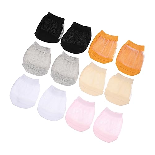 FRCOLOR 12stücke Weiche Unsichtbare Baumwoll-halbfußsocken Atmungsaktive Socken Vorne Verschiedene Farben von FRCOLOR