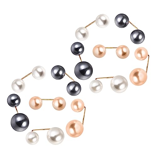 FRCOLOR 12 Stück Broschennadeln Für Frauen Zarte Kunstperlen Strickjacken Clips Pullover Clips Zur Befestigung Vintage Schal Kleid Für Damen Und Mädchen von FRCOLOR