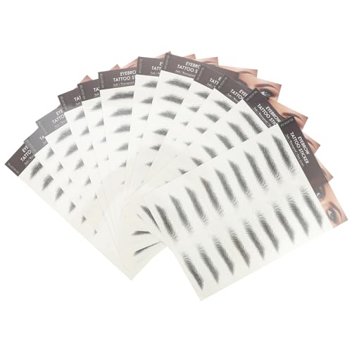 FRCOLOR 12stücke Augenbrauen Tattoos Aufkleber Wasserfeste Temporäre Augenbrauen Makeup Aufkleber Gefälschte von FRCOLOR