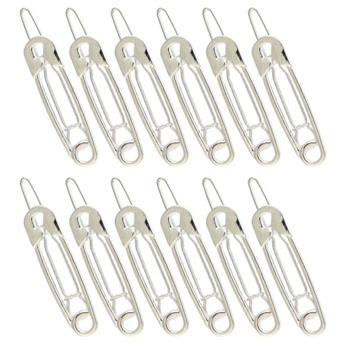 FRCOLOR 12stücke Druckknopf-haarspangen Sicherheitsnadeln Für Haarschmuck Haarspangen Aus Metall Für Frauen Und Mädchen Haarschmuck Für Haartypen von FRCOLOR