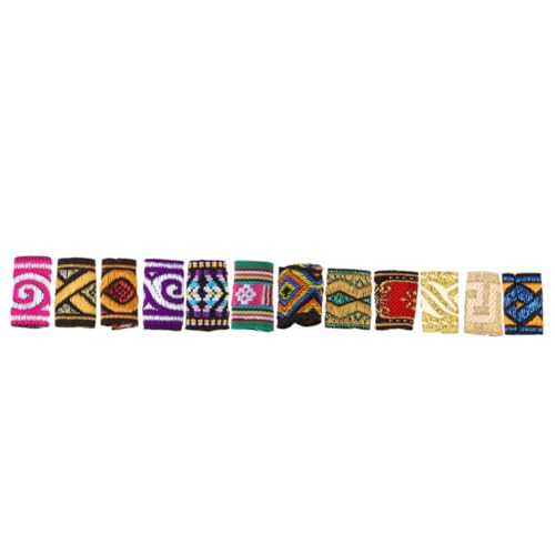 FRCOLOR 12stücke Dreadlocks Haarschmuck Bunte Haarringe Dekorative Haarklammern Und Ringe Für Zöpfe Und Dreads Stilvolle Haaraccessoires Für Männer Und Frauen von FRCOLOR