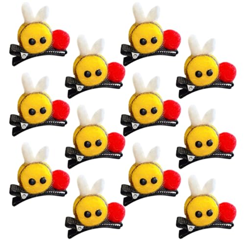 FRCOLOR 12stücke Haarspangen Bienen-design Kleine Haarspangen Damen Haarschmuck Seitliche Zum Stylen Und Abteilen Für von FRCOLOR