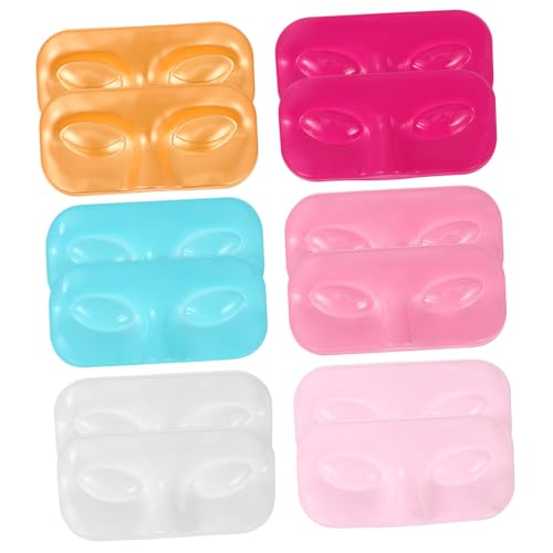 FRCOLOR 12stücke Praktische Aufbewahrungsschalen Für Falsche Wimpern Organizer Langlebigem Für Einfache Handhabung Und Schutz Wimpern Verschiedenen Farben Erhältlich von FRCOLOR
