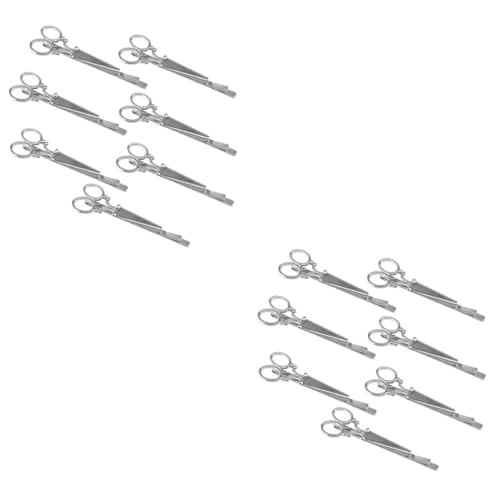 FRCOLOR 14 Stück Schere Haarnadel Damen Haarspangen Mädchen Haarspangen Damen Schere Clip Schere Haarklemme Schere Haarschmuck Mädchen Haarschmuck Mädchen Haarspangen Legierung Silber von FRCOLOR