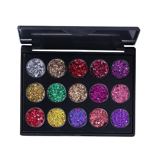 FRCOLOR 15 Lidschattenpuder Lidschatten-paletten Make-up-palette Palette Mit Lidschatten Puder-lidschatten Matt von FRCOLOR