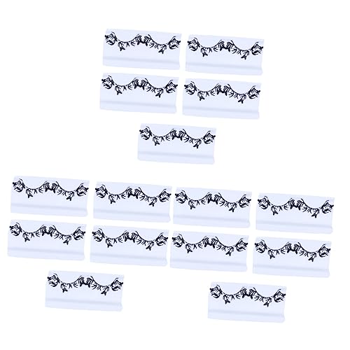 FRCOLOR 15 Paare falsche Wimpern Party Wimpern Maskerade Wimpern Set mit falschen Wimpern lange Papierwimpern Wimpern aus Papier Weihnachtswimpern Wimpern schneiden aus Papier von FRCOLOR