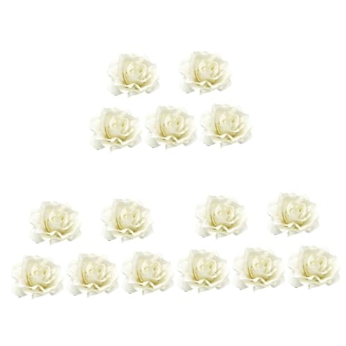 FRCOLOR 15 Stk Haarspange Blumen für Haare Blumenhaare für Hochzeiten brautjungfernkleider bridesmaid dress Haarklammer Haarnadel Rosen-Haarspange Blumenclips Mädchen Kopfbedeckung von FRCOLOR