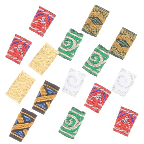 FRCOLOR 15stücke Bunte Dreadlock Ringe Für Stylische Haaraccessoires Geeignet Für Zöpfe Dreads Und Aus Langlebigem Material Für Und Mädchen von FRCOLOR