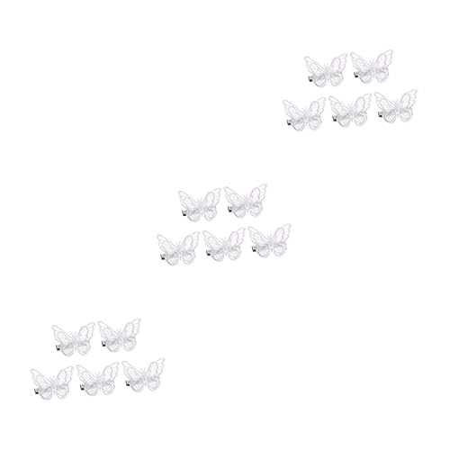 FRCOLOR 15stücke Schmetterling Haarklammern Mit Weißem Tüll Haarspangen Für Und Mädchen Für Partys Und Besondere Anlässe FRCOLOR 15stücke Schmetterling Haarklammern Mit Weißem Tüll Haarspangen Für Und Mädchen Für Partys Und Besondere Anlässe von FRCOLOR