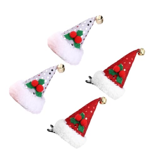 FRCOLOR 16 Stk Haarnadel weihnachtshaarspangen weihnachts haarspangen Weihnachtshaar-Krokodilklemme Haarspangen für Mädchen Party-Haar-Accessoires Pailletten Haarspangen Haarschmuck Stoff von FRCOLOR