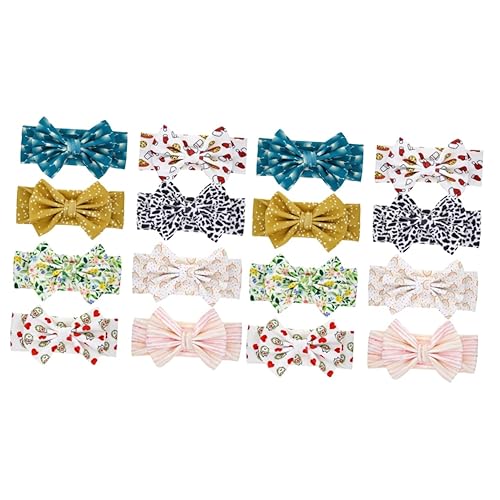 FRCOLOR 16 Stk Haarband Haarbänder Stirnband Mit Schleife Für Babys Haarschleife Stirnband Bowknot-stirnband Für Babys Kind Haarschmuck Krawatte von FRCOLOR