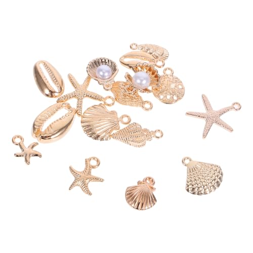 FRCOLOR 16 Stück Legierungs Charms für Diy Schmuckherstellung Strand Neklace Armband Zubehör Stilvolle Urlaubsschmuckstücke von FRCOLOR