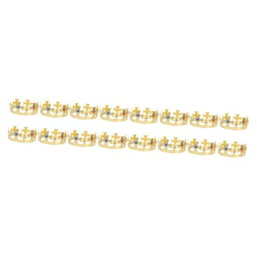 FRCOLOR 16 Stk Krone Stirnband Krone Handwerk Königlicher Prinz Kunststoff Prinz Stirnband Goldene Prinzessin Outfits Für Kleinkinder König Für Jungs Schmuck Mann Plastik Abschlussball von FRCOLOR