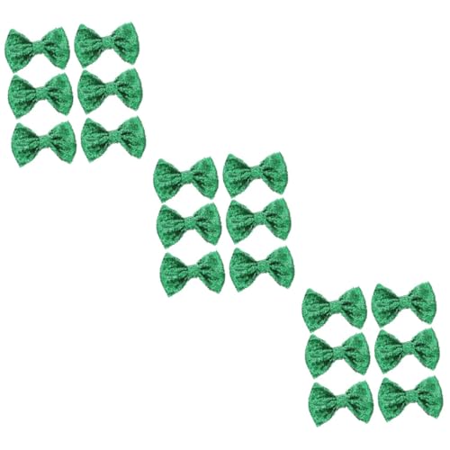 FRCOLOR 18 Stk Haarnadel Zubehör Weihnachtsschleifen-Haarspangen Mini-Haarspangen für Mädchen Mini-Tiara weihnachtsdeko kinder haarschmuck Haarklammer Schuhe Socken Zubehör Schleifendekor von FRCOLOR