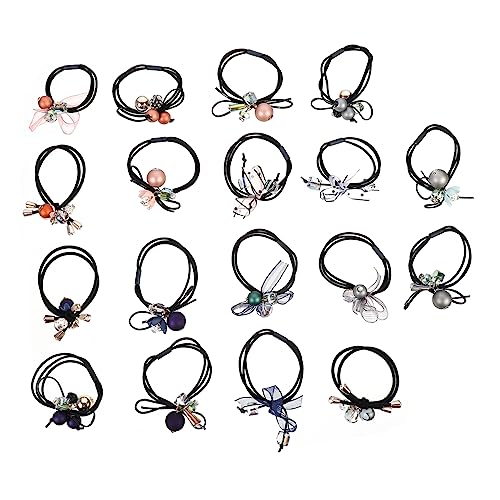 FRCOLOR 18 Stk Haarring Armband Gummibänder Haarschmuck Für Mädchen Haargummis Für Mädchen Haarbänder Für Damenhaar Gummibänder Für Armbänder Haarband Fräulein Gummiband Pflege Südkorea von FRCOLOR