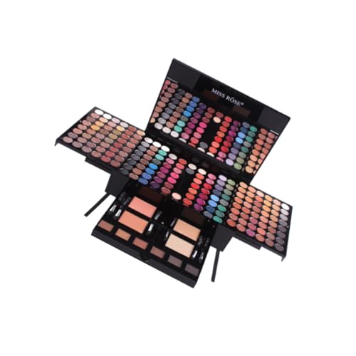 FRCOLOR 180 2 Lidschatten-Palette Alles in einem Profi-Make-up Maskenbildner-Kit Damen Kulturbeutel Lipgloss-Kit make up kit for women erröten Schminkkasten Trimmen einstellen Kosmetik von FRCOLOR