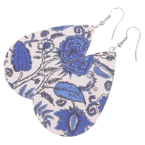 FRCOLOR Bohemian Tropfenohrringe für Frauen Leichte Teardrop Ohrhänger Dekorative Ohrringe mit Blauer Porzellan für Alltag und Partys Einfache Handhabung und Angenehmes Tragegefühl FRCOLOR Bohemian Tropfenohrringe für Frauen Leichte Teardrop Ohrhänger Dekorative Ohrringe mit Blauer Porzellan für Alltag und Partys Einfache Handhabung und Angenehmes Tragegefühl von FRCOLOR