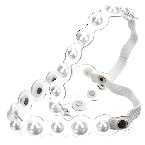 FRCOLOR Schuhriemen Für High Heels Mit Perlen Elastische Anti-loose-straps Für Absätze Abnehmbare Knöchelriemen Für Schuhe Verhindert Herausrutschen Geeignet Für Damen von FRCOLOR