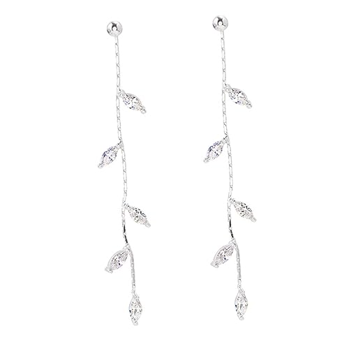 FRCOLOR Strass-ohrringe Für Frauen Lange Quaste Ohrschmuck Tropfen-design Mädchen-geschenk Teenager-ohrhänger Alltag Und Anlass-accessoire von FRCOLOR