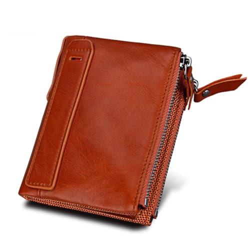 FRCOLOR 1Pc Anti Theft Brushing Clip Purses Kreditkartenetui Herren Karten Portemonnaie Orange von FRCOLOR