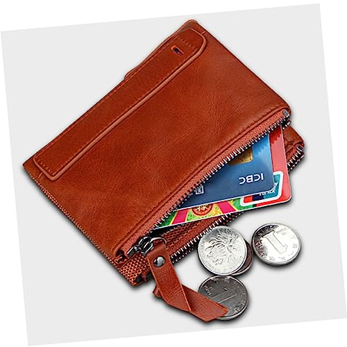 FRCOLOR 1Pc Anti Theft Brushing Clip Purses Kreditkartenetui Herren Karten Portemonnaie Orange von FRCOLOR