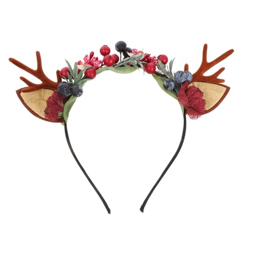 FRCOLOR 1stück Chic Antler Berries Haarreif Für Weihnachten Festliches Haaraccessoire Für Damen Für Kostümpartys Cosplay Und Feiertagsfeiern FRCOLOR 1stück Chic Antler Berries Haarreif Für Weihnachten Festliches Haaraccessoire Für Damen Für Kostümpartys Cosplay Und Feiertagsfeiern von FRCOLOR