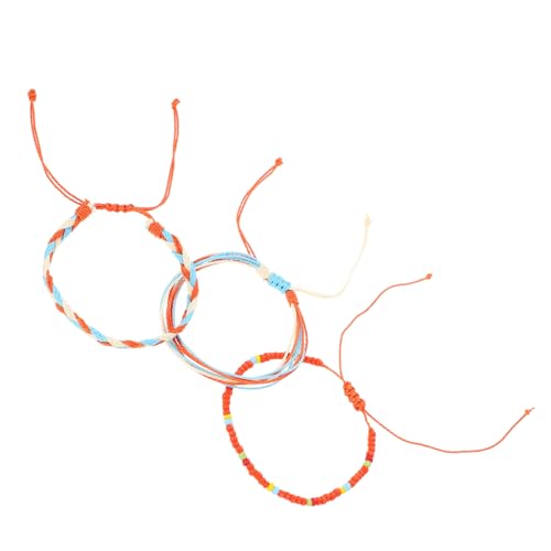 FRCOLOR 1Satz Böhmisches Armband Perlen Handgefertigt Für Damen Modisches Strandarmband Webarmbänder Perfektes Für Teenager Besondere Anlässe von FRCOLOR