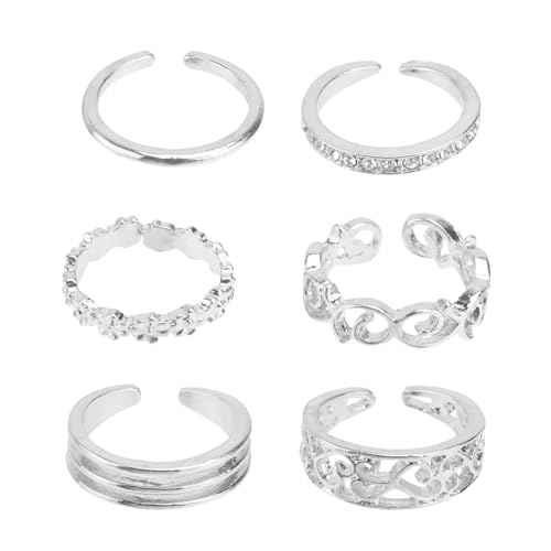 FRCOLOR 1Satz Stylischer Mädchenring Mit Exquisite Ringschmuck Im Modischen Design Verstellbare Fußringe Mit Herzförmigem Zirkonia Geburtstagsgeschenke FRCOLOR 1Satz Stylischer Mädchenring Mit Exquisite Ringschmuck Im Modischen Design Verstellbare Fußringe Mit Herzförmigem Zirkonia Geburtstagsgeschenke von FRCOLOR
