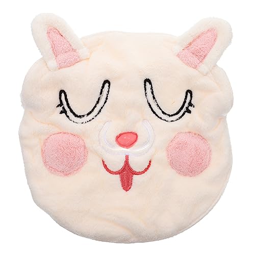 FRCOLOR 1Set Komfortable Dampfbad Gesichtsmaske Tuch Für Gesichtspflege Korallenvlies Handtuch Für Zuhause Heißes Kompressen Handtuch Für Die Gesichtsbehandlung Mit Drei öchern Und von FRCOLOR