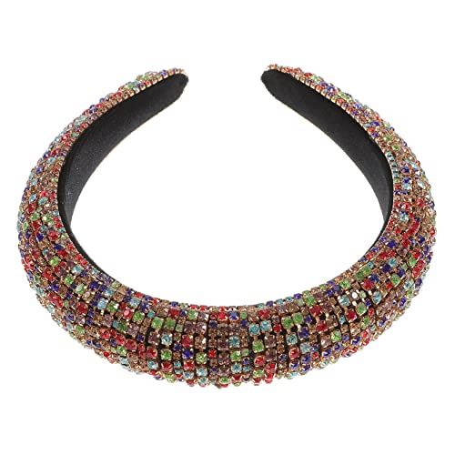 FRCOLOR Einzigartiger Breiter Haarreifen Mit Strasssteinen Für Frauen Und Mädchen Mit Flanell Überzogen Schillerndes Modeaccessoire Für Partys FRCOLOR Einzigartiger Breiter Haarreifen Mit Strasssteinen Für Frauen Und Mädchen Mit Flanell Überzogen Schillerndes Modeaccessoire Für Partys von FRCOLOR