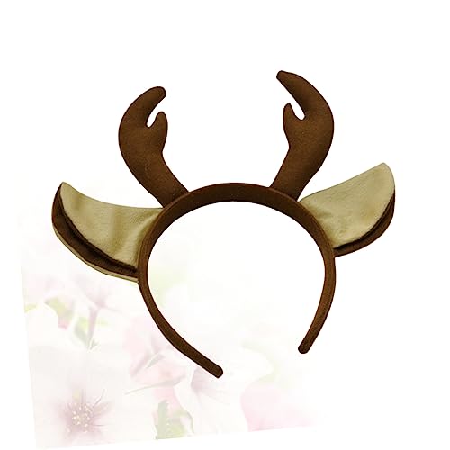 FRCOLOR Haarband Weihnachten Kopfschmuck Haar Hoop Geweih Kopfbedeckung Party Zubehör von FRCOLOR