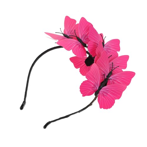 FRCOLOR Schmetterling Stirnband Haar-accessoire Party Kopfschmuck Weibliches Haarband Festivals Dekoration von FRCOLOR