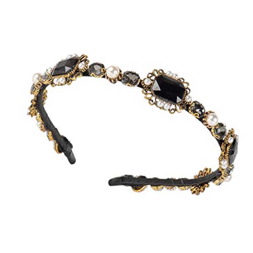 FRCOLOR 1stück Perlen Haarreif Für Hochzeits-stirnbänder Mit Strass Für Besondere Anlässe Leichte Haaraccessoires Für Fotografie Und Alltagsmode von FRCOLOR