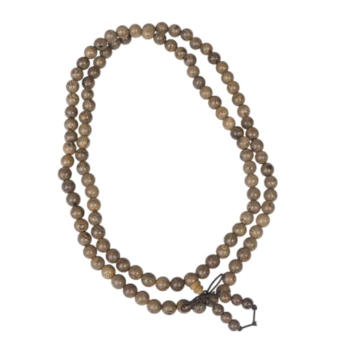 FRCOLOR Perlen Buddhistisches Armband Aus Natürlichem Wengeholz Handgemachter Wellness-armreif Für Männer Und Frauen Für Meditation Und Gebet Accessoires Für Spirituelle Praxis von FRCOLOR