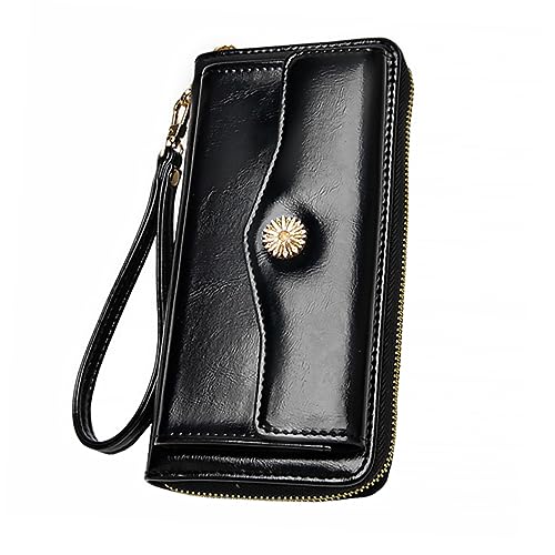 FRCOLOR 1Stück Damen Geldbörse Große Kapazität Handtasche für Kleingeld Kopfhörer Mobiltelefone mit Armband Leicht Kompakt Langlebiges Design FRCOLOR 1Stück Damen Geldbörse Große Kapazität Handtasche für Kleingeld Kopfhörer Mobiltelefone mit Armband Leicht Kompakt Langlebiges Design von FRCOLOR