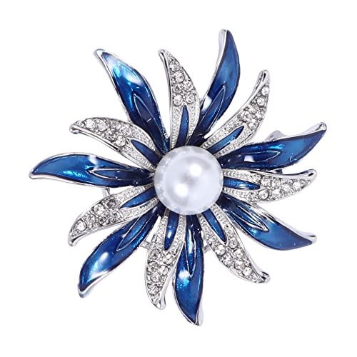 FRCOLOR 1Stück Dekorative Blumenbrosche Legierung Anstecknadel für Damen Vielseitig Einsetzbar Schmuck für Kleidung Handtaschen oder Hüte Perfektes für Besondere von FRCOLOR