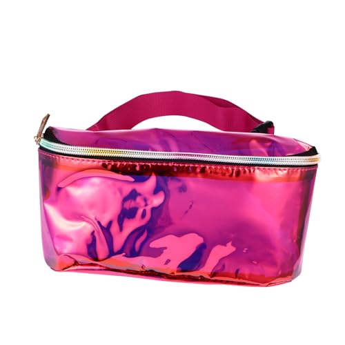 FRCOLOR Transparente Damen-Brusttasche Hüfttasche Mit Reißverschluss Sling Bag Für Outdoor Einkaufen Und Gassi Gehen Leicht von FRCOLOR