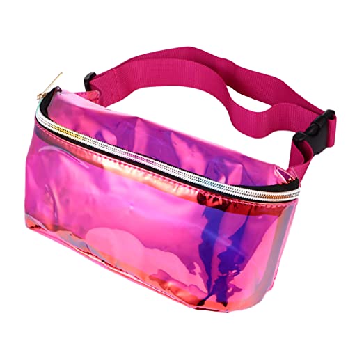 FRCOLOR Transparente PVC Brusttasche Brusttasche Frauen Crossbody Tasche Hüfttasche Tasche Und Kratzfest Design Verstellbarer Schultergurt Glatter Reißverschluss Praktisch von FRCOLOR
