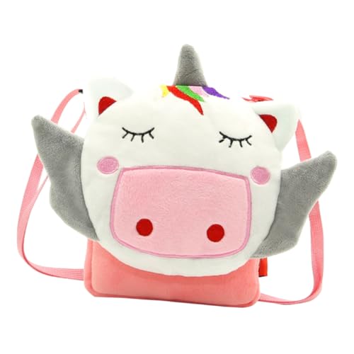 FRCOLOR Einhorn Umhängetasche Für Kinder Verstellbarer Schultergurt Leichtes Material Kreatives Design Freizeit Tasche Für Mädchen von FRCOLOR