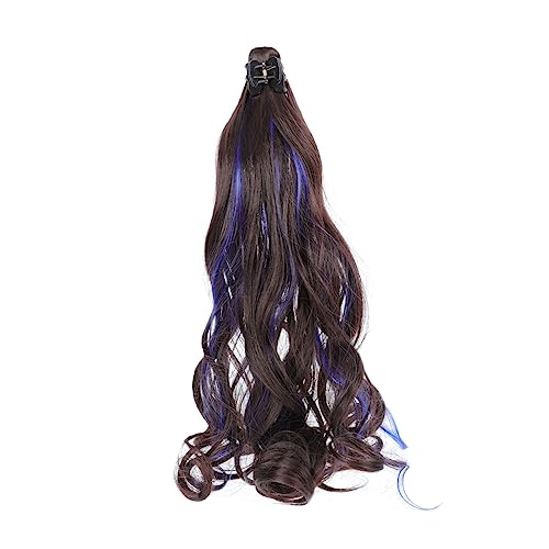 FRCOLOR 1pc Lockiges Haar Perücke für Frauen Natürliche Cosplay Frauen Haarteil Praktische Foto Prop Haar Perücke Realistischer Stil von FRCOLOR
