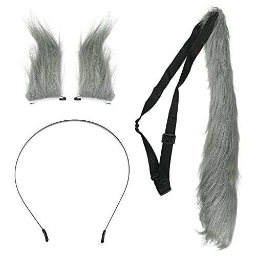 FRCOLOR 1satz Cosplay Tierhaarschmuck Plüschige Fuchsohren Und Für Kostümpartys Halloween Rollenspiele Sichere Materialien Auffälliges Design von FRCOLOR